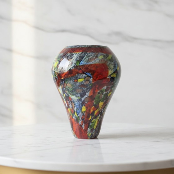 Rare Dino Martens For Aureliano Toso Murano Tutti Frutti Vase - 1950s – Glass, Murano Glass (photo 3 of 18)