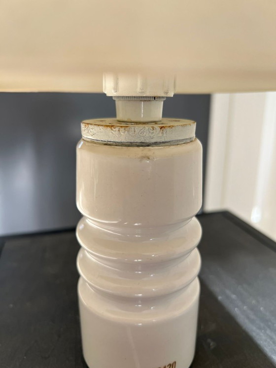 Image 1 of Zeldzame vintage CGEC keramische industriële lamp (1961) – 1,3 kg, uniek design