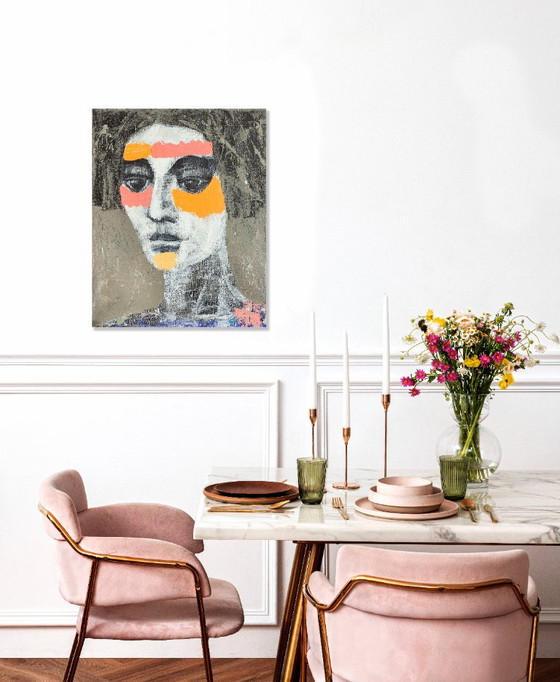 Portrait -2626 – Peintures et dessins, Toile (photo 4 of 5)