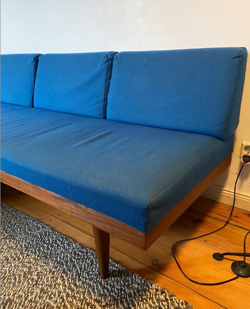 Sofagruppe, 3-teilig – 60er-Jahre Teak Daybed-Set