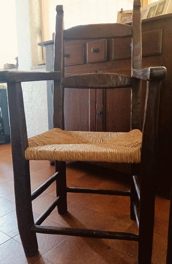 Pair of Dauphiné Style Chairs - Purchased from Suzuki Milano in Solid Wood with Mortise and Tenon Joints (photo 6 of 6)