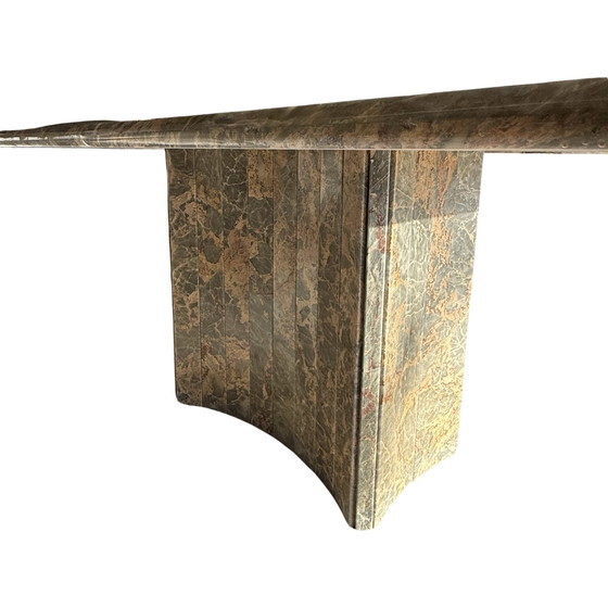 Image 1 of Vintage Fior di Pesco marmeren eettafel, Italië 1980