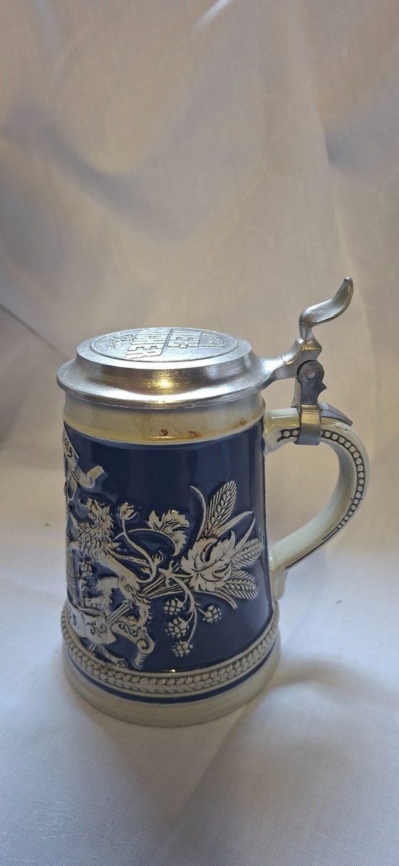 Gerz Beer Mug Vintage Heubach Beers – Table accessories, Ceramic, Metal (photo 3 of 5)