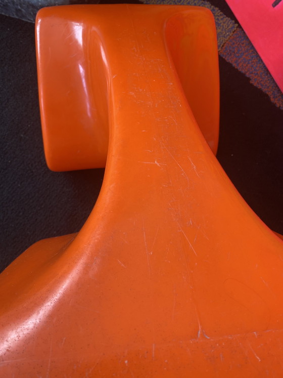 Image 1 of Chaise enfant Colani Zocker, orange, design années 70