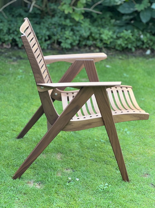 Wunderschöner authentischer Rex Kralj Sessel – fauteuils, Metal, Wood (photo 2 of 11)