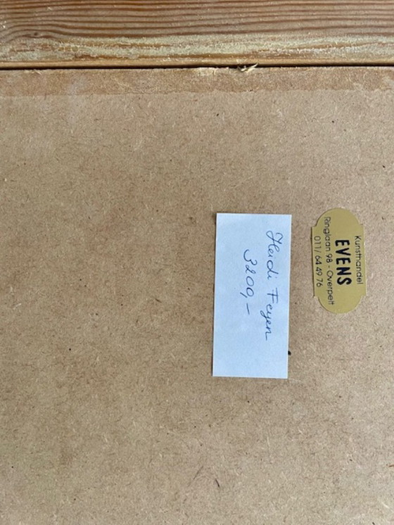 Image 1 of Heidi Feijen – ‘Ben’, gemengde techniek portret (59x76cm)