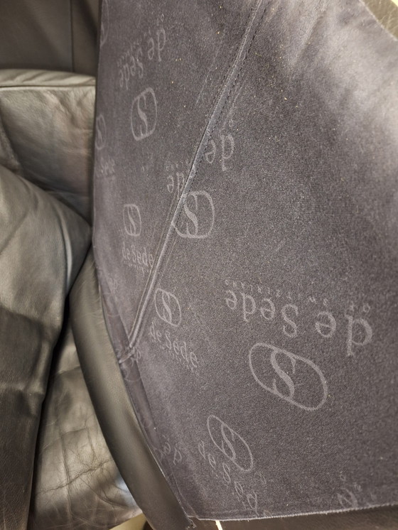 Image 1 of Desede de sede DS-23 armchairs 2 pieces in black leather