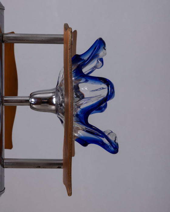 Vintage kroonluchter van Murano-glas uit de jaren 60, Italiaans design. (photo 4 of 10)