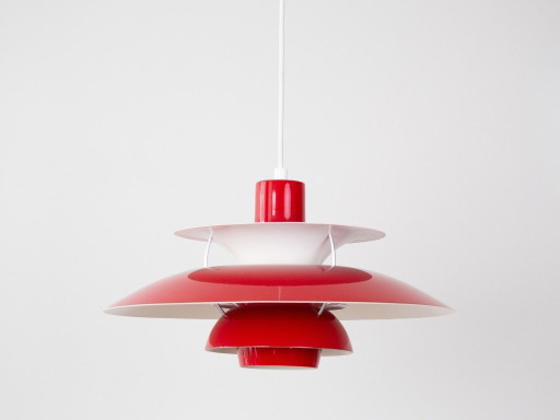 Lámpara colgante danesa vintage PH 5 de Poul Henningsen, Louis Poulsen, 1958