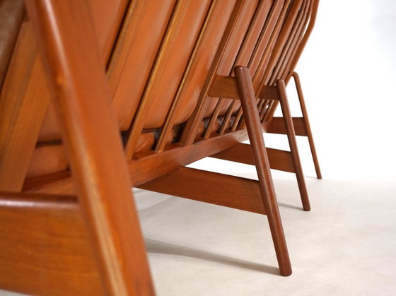 Image 1 of Komfort 3-seater leather sofa by Arne Wahl Iversen, 1960