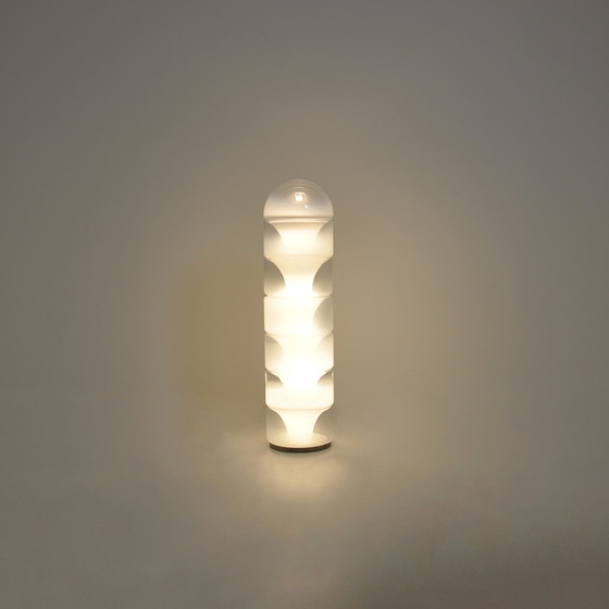 Image 1 of Lampadaire Sfumato Lt316 en verre de Murano par Carlo Nason pour Mazzega, 1970S