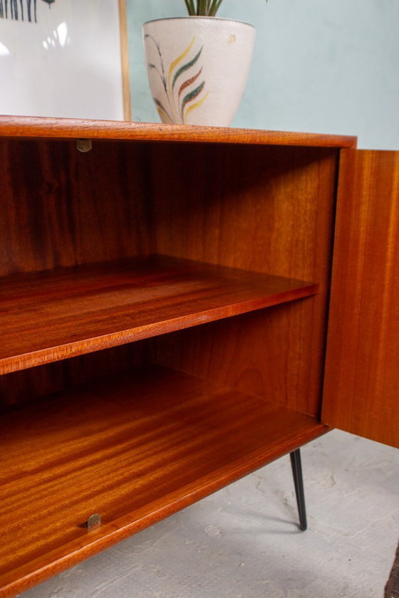 Image 1 of Vintage teak chest of drawers sideboard cabinet mid century 60s