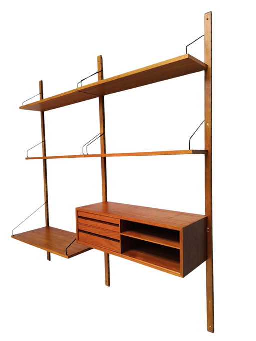 Teak Deens Royal Denmark Modulair Wandsysteem