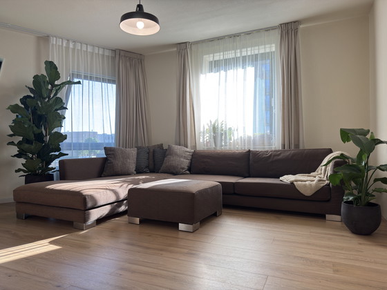 Image 1 of Divano Angolare Design, Marrone, Pouf, Grande - Verzelloni Link