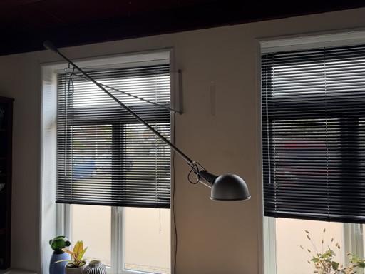 Vintage Flos 265 lamp kleur zilver, zeer zeldzaam exemplaar uit 1973 – wandlampen, Metal