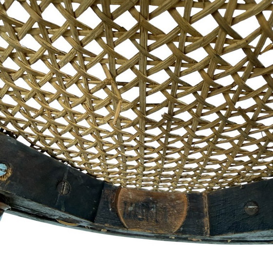 Image 1 of Set di due sgabelli antichi Thonet con cinghie elastiche