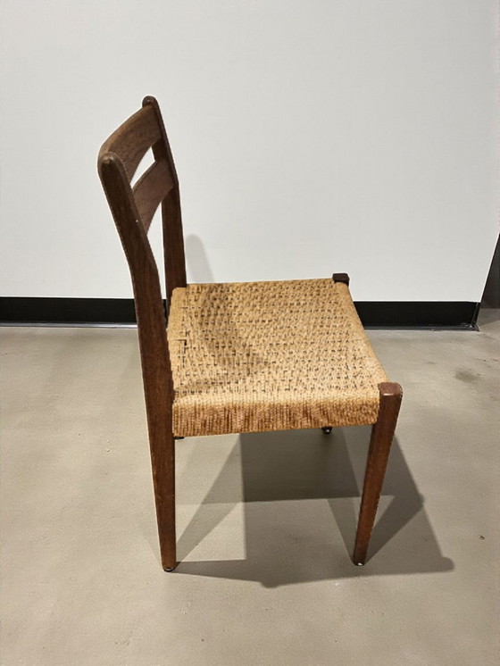 Image 1 of Mid Century Teak Esszimmerstuhl Mogen Kolds Made in Denmark 1960er 