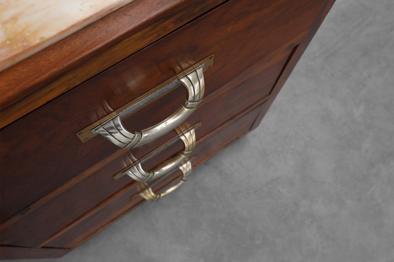 Image 1 of Comò o toletta Art Déco con specchio, Francia anni '30