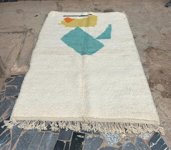 Handgemaakt Berberkleed van natuurlijke wol, 1,5/2,5 m – Alberto Bazzani, Vloerkleden en tapijten, Wool (photo 2 of 7)