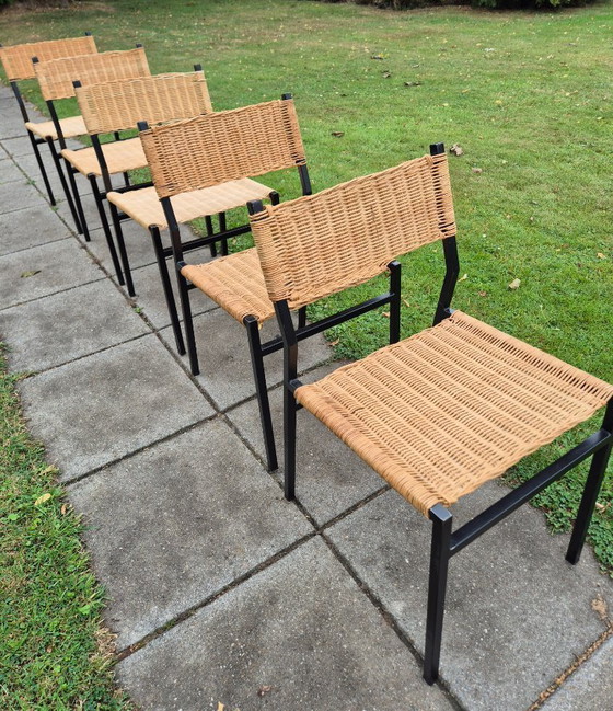 Image 1 of Martin Visser Riethoven Spectrum SE05 Stühle 1960er Jahre