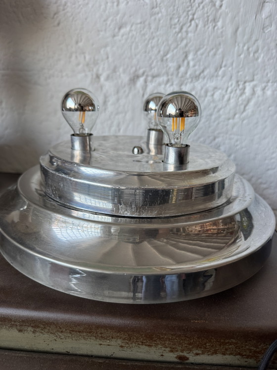 Image 1 of 1970s Space Age bubble glass table lamp