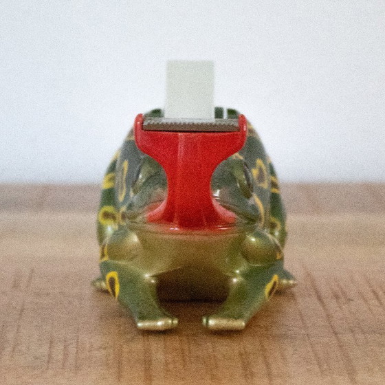 Image 1 of Dévidoir de ruban adhésif vintage en forme de grenouille