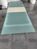 B&B Italia Glas-Esstisch