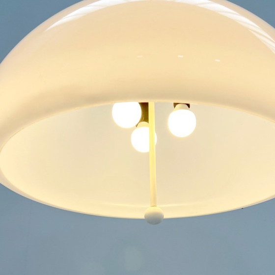 Image 1 of White Saliscendi Pendant Light by Elio Martinelli for Martinelli Luce, 1970s
