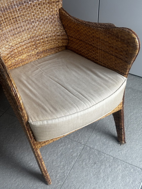 Image 1 of Sillón de ratán orgánico: diseño escultural