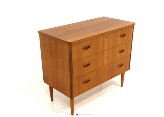 Commode Scandinave en Teck, Sweden, 1960, Scandinavian (photo 2 sur 8)