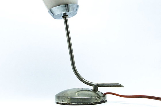 Pop Art Bedside Lamp From Polam, Poland, 1960s – Table lamps, Glass, Metal (photo 5 of 16)