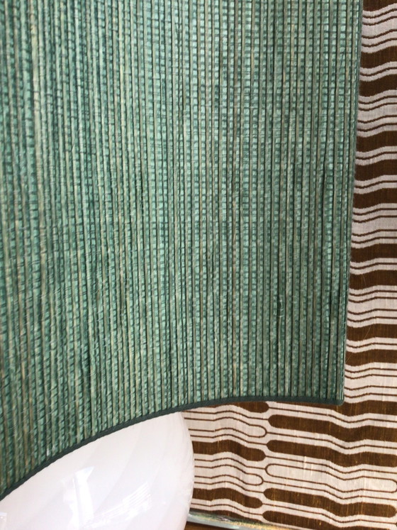 Image 1 of Grande lampe de table italienne en verre de Murano tourbillonnant, style milieu du XXe siècle, H 78 cm