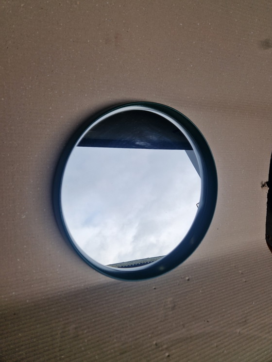 Image 1 of Vintage Spiegel Met Groene Rand