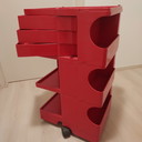Joe Colombo, red Boby trolley, ca 1970