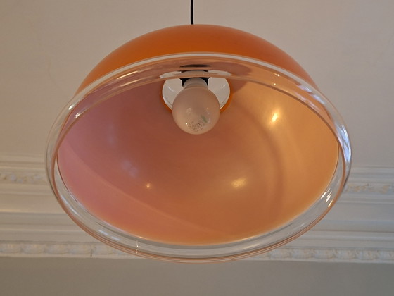 Vintage Seventies Ceiling Lamp – Pendant lamps, Glass (photo 8 of 11)