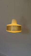 Vintage pendant light 1970s – Space Age – Cream white