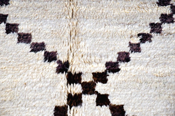 Image 1 of Tapis marocain vintage Beni Ourain - 240 x 174 cm