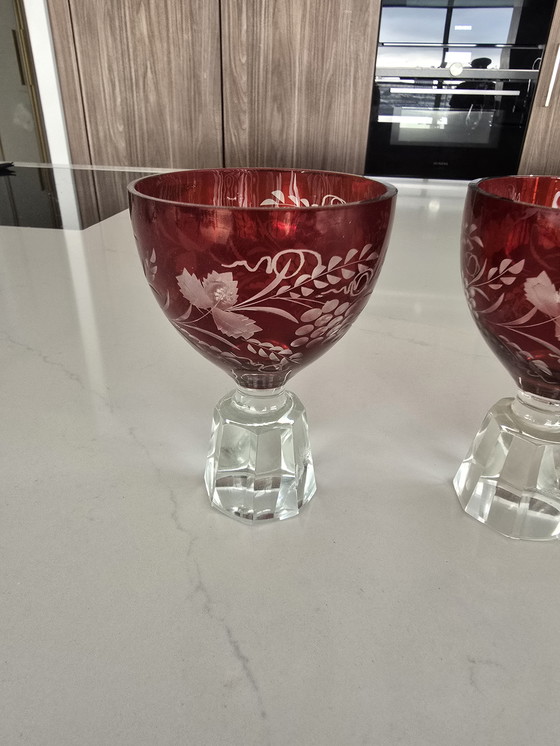 Image 1 of Antichi bicchieri boemi