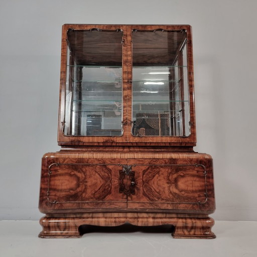 Art Deco Display Cabinet, 1940s