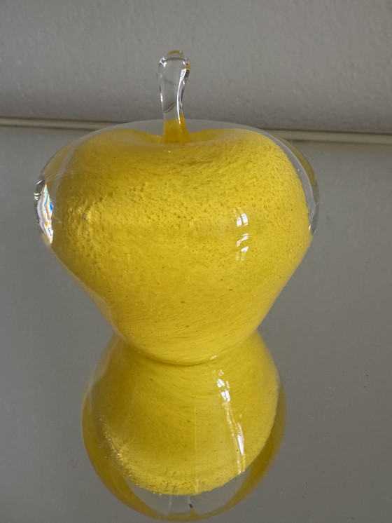 Image 1 of Mela in vetro soffiato IVV, Italia anni '70