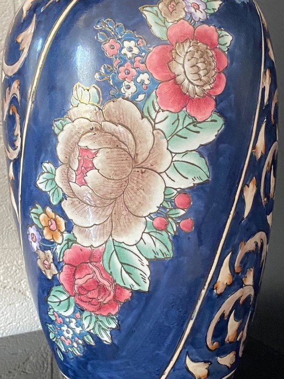 Chinese vase h 37 – Ceramic (photo 4 of 6)