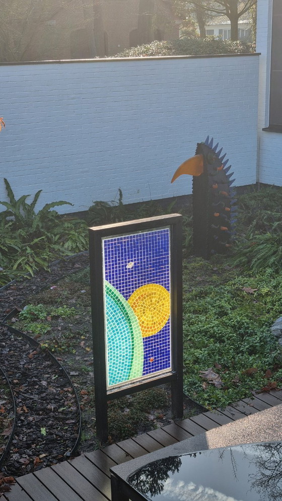 Image 1 of art mosaic solar system