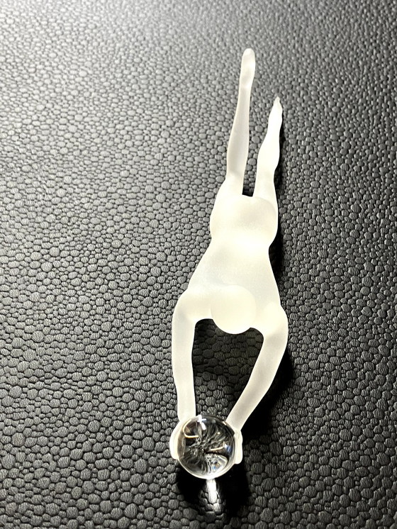 Image 1 of Woman With Ball (Rhythmic Gymnastics) Own Creation Glass Blowing