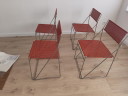 Chaises vintage Nuova X-Line rouge - Hay, Niels Jørgen Haugesen