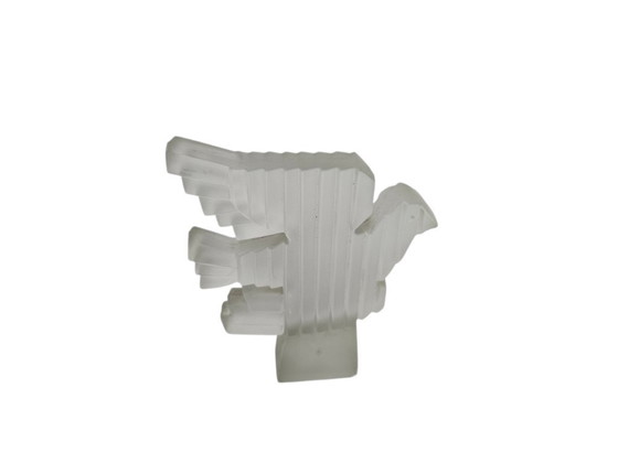 Image 1 of Leerdam Glass Factory - 'Bird' - frosted pressed glass - 1965