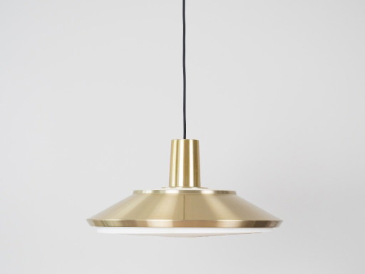 Lámpara colgante danesa vintage de Nordisk Solar, década de 1960. – hanglampen, Aluminium