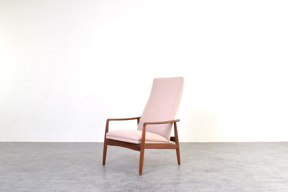 Image 1 of Fauteuil lounge danois en teck du milieu du siècle par Søren Ladefoged pour SL Møbler, années 1960.