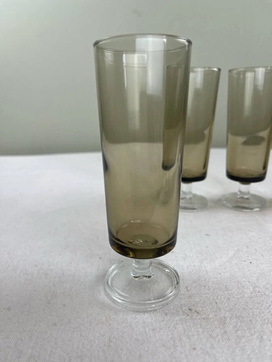 Flûte vintage in vetro fumé – Bicchieri e caraffe, Crystal, Glass (photo 5 of 7)