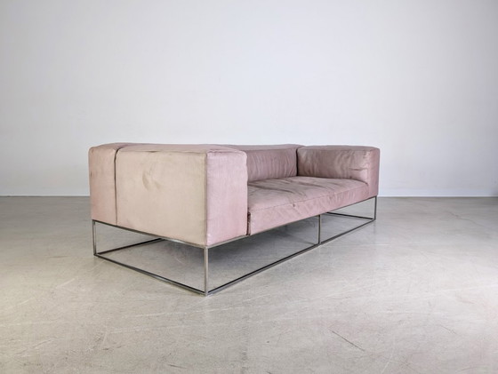 Image 1 of Original Living Divani Ile Cube divano in pelle a due posti design