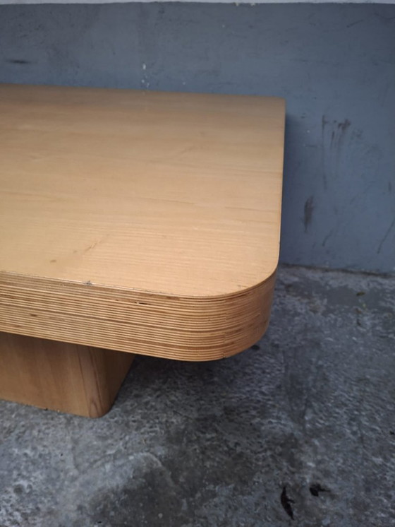 Image 1 of beech veneer square dining table